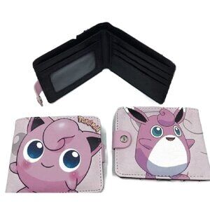 Jigglypuff Pokémon Trifold PU Leather Wallet
